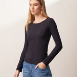 Blusa Malha Canelada 7/8