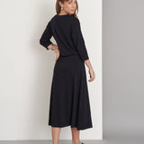 Conjunto Malha Blusa Barra Larga