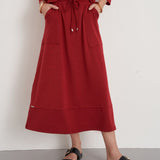 Conjunto Malha Blusa Barra Larga