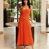 Vestido em Malha Canelada