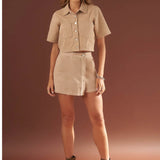 Jaqueta color Manga Curta