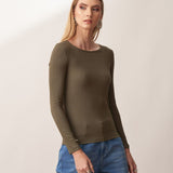 Blusa Malha Canelada 7/8