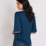 Blusa Mullet Manga 3/4