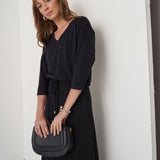 Conjunto Malha Blusa Barra Larga