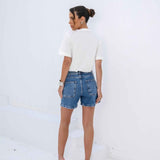 Shorts Jeans com Strass