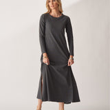 Vestido Longo Canelado