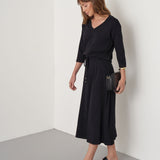 Conjunto Malha Blusa Barra Larga