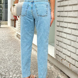 Calça Mom barra a fio