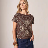 Blusa Bandana