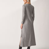 Vestido Longo Canelado