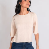 Blusa Mullet Manga 3/4