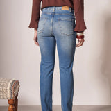 Calça Reta Barra a Fio