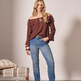 Calça Reta Barra a Fio