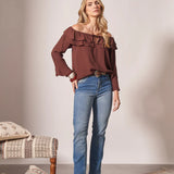 Calça Reta Barra a Fio