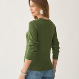 Blusa Cropped de Tricô com Pedraria