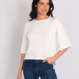 Blusa Mullet Manga 3/4