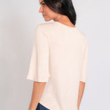 Blusa Mullet Manga 3/4