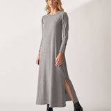 Vestido Longo Canelado